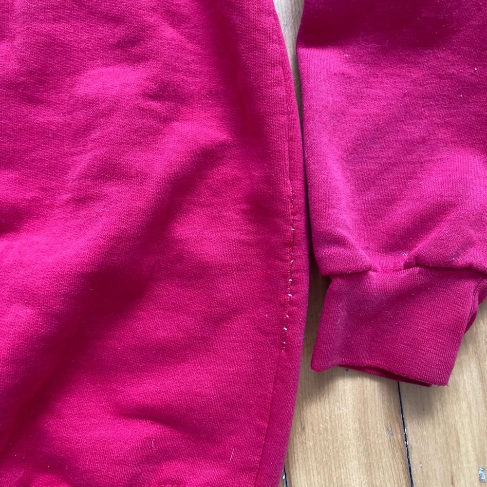 VTG Northern Reflections Red Sweatshirt Loon Nature Print Crewneck Medium - Picture 8 of 8